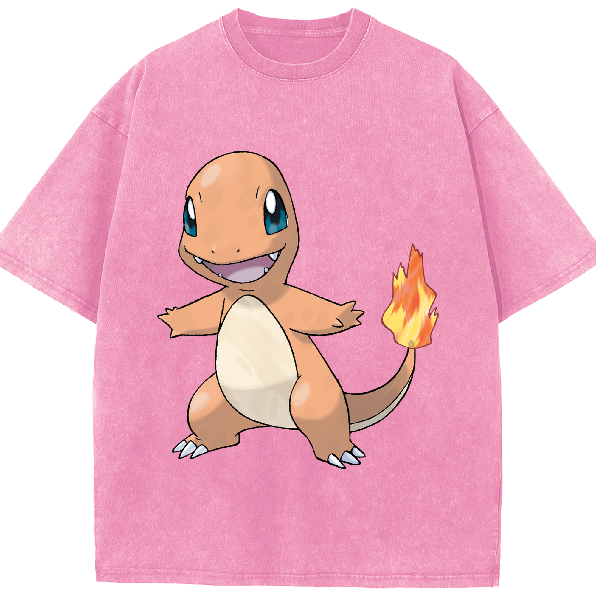 （画像用） ポケットモンスター Pokémon 綿100% ヴィンテージ風 半袖Tシャツ（フロントプリント）
